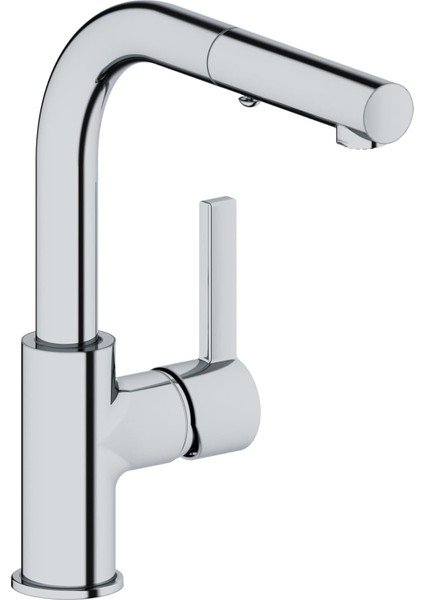 Kelvin Spiralli Mutfak Bataryası-Krom