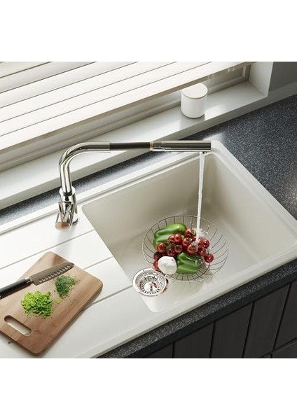 Kelvin Spiralli Mutfak Bataryası-Krom modelleri