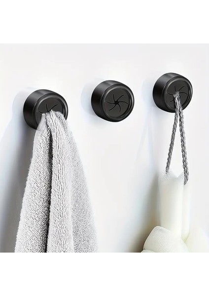 Kendinden Yapışkanlı Duvar Havlu Askısı | 2&apos;li Set | Siyah fiyatları