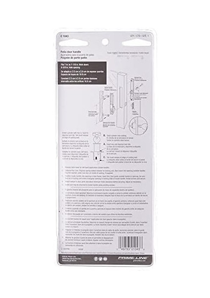 C 1043 Diecast Anahtarsız Sürgülü Kapı Kolu Seti 1 Inç Ila 1-1/8 Inç Kalın Sürgülü Cam Kapılar, Siyah (Tekli Paket) fiyatları