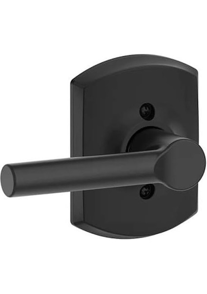 F170 Brw 622 Grw Broadway Kapı, Greenwich Döşeme, Tek Taraflı Dönmeyen Kukla Kapı Kolu, Mat Siyah fiyatları