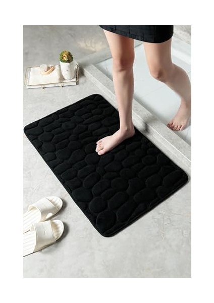 Hafızalı Köpük Kaymaz Banyo Paspası Su Geçirmez Yumuşak Zemin Matı 40X60 cm Banyo Aksesuarı modelleri