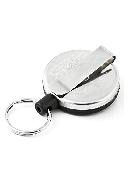 Original Retractable Key Holder Keychain With A Front, Steel Belt Clip, And Split Ring modelleri