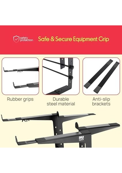 PLPTS38 Dizüstü Bilgisayar Standı, Ayarlanabilir Yükseklik, Ergonomik Tasarım, Kaymaz Dişler, Dj Mikseri, Ses Cihazları, Iş Istasyonu, Oyun ve Ev Için fiyatları