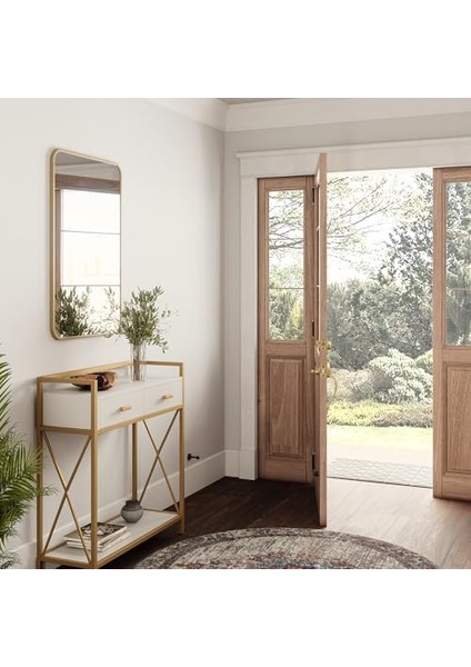 Coventry Springdale Kollu 2 Yönlü Ayarlanabilir Giriş Kapı Kolu Seti - Altın, 728915
