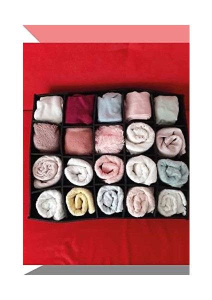 Marva Dolap Düzenleyici Çekmece Içi Düzenleyici 5 X4 Gözlü Ayarlanabilir Organizer