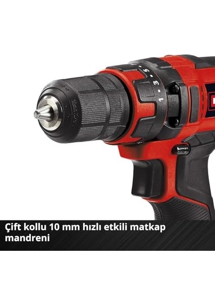 Akülü Vidalama Tc-Cd 18/35 Li-Solo Power X- (Li-Ion, 18 V, 550 Dak.-1, 35 Nm, 10 mm Mandren, Akü ve Şarj Cihazı Dahil Değildir) - 4513927