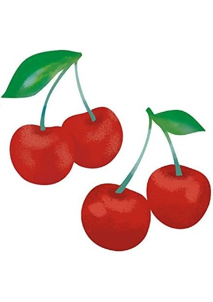 Tempaper Kiraz Soyma ve Yapıştır Duvar Çıkartmaları, Kırmızı