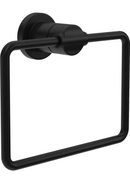 Delta Faucet NIC46-MB Nicoli Duvara Monte Kare Kapalı Havlu Halkası Banyo Donanımı Aksesuarı Mat Siyah fiyatları