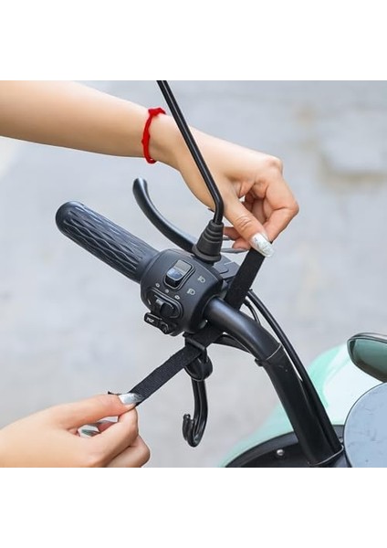 2 Adet Ayarlanabilir Cırtlı 360° Döner Askı Aparatı – Çok Amaçlı 2 Li Kanca, Kaymaz ve Dayanıklı Düzenleyici Çözüm, Ev, Araba, Bisiklet, Banyo, Mutfak, Bebek Arabası Için