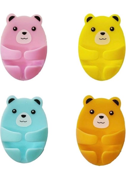 May&apos;s Nest May’s Nest Sevimli Hayvan Figürlü Fiş Tutucu Askı – 4’lü Yapışkanlı Duvar Askısı Seti (Delmeden Montaj, Renkli ve Dayanıklı) fiyatları