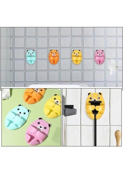 May&apos;s Nest May’s Nest Sevimli Hayvan Figürlü Fiş Tutucu Askı – 4’lü Yapışkanlı Duvar Askısı Seti (Delmeden Montaj, Renkli ve Dayanıklı) modelleri