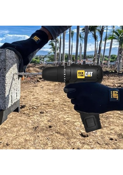 DX1160 12VOLT/2.0AH Li-Ion Çift Akülü Kömürsüz Profesyonel Şarjlı Darbeli Matkap + DA01901 32 Parça Aksesuar Seti