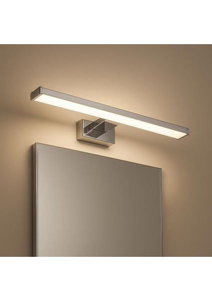 Leylek 8W 4200K LED Ayna ve Resim Apliği 40 cm 220V 720 Lümen – Krom Gövde, Doğal Beyaz Işık, Modern Duvar Üstü Aydınlatma fiyatları