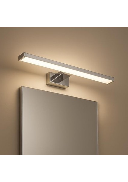 Leylek 8W 4200K LED Ayna ve Resim Apliği 40 cm 220V 720 Lümen – Krom Gövde, Doğal Beyaz Işık, Modern Duvar Üstü Aydınlatma modelleri