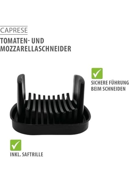12371 – Domates Kesici ve Mozarella Kesim Için Kahve Kupası, Gri, Moyen