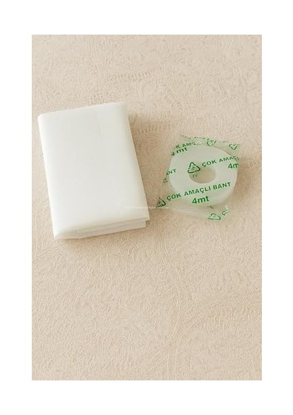 Çift Kanat Pratik Sineklik, 1,25 m x 1.5 m Tül, Kapı & Pencere Uyumlu, 5,5 M Yapıştırma Bantlı (4 Adet)