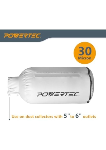 70398 Toz Filtresi Torbası, Duvara Monte Toz Toplayıcılar Için, 30 Mikron, Grizzly, Fox, Rockler,, Wen ve DC5371/ DC5372 Için modelleri