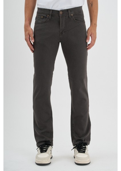 Erkek Regular Fit Rahat Kesim Esnek Likralı Örme Jeans