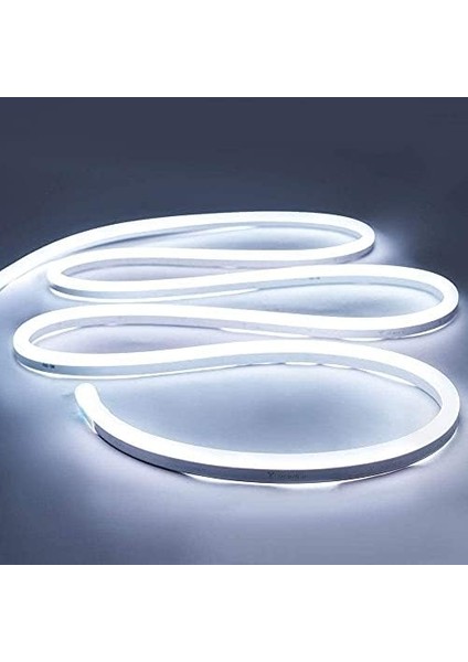 Ema Dükkan 12V Trafolu Neon LED Işık | Tak-Çalıştır Trafolu Neon Şerit LED Esnek Silikonlu Aydınlatma LED Hortum (5 Metre, Beyaz) fiyatları