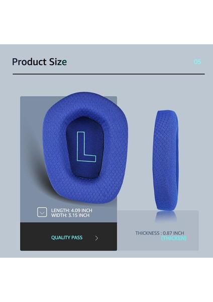 Logitech G733 Uyumlu Kulaklık Pedi Süngeri Yedek Köpük Kulak Pedleri Minder Yastık Logitech G733 G335 K/da Lightspeed Kablosuz Oyun Kulaklığı ile Uyumlu Ped Earpad modelleri