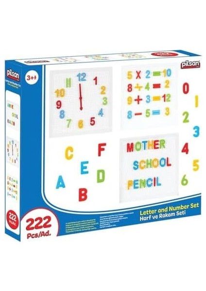 Inovatif Harf ve Rakam Seti 222 Parça fiyatları