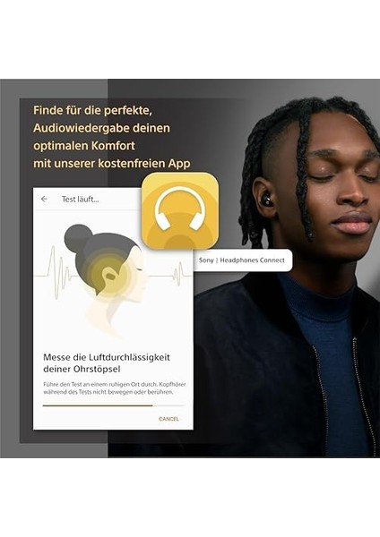 WF-1000XM5 Kablosuz Gürültü Önleyici Kulaklıklar, Bluetooth, Kulak Içi Kulaklıklar, Mikrofon, 24 Saate Kadar Pil Ömrü, Hızlı Şarj, Ipx4, Ios ve Uyumlu - Siyah, Küçük modelleri