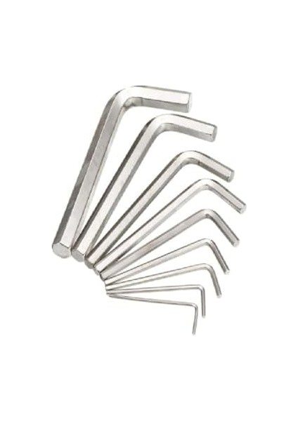 Alyan Seti Mini Alyan Anahtarı Takımı 9 Parça Set Çelik Anahtar 9’lu modelleri