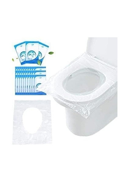 Tek Kullanımlık Su Geçirmez Klozet Kapağı Tuvalet Örtüsü, 50 Li, Antibakteriyel Seyahat, Hijyenik Koruyucu Koltuk Pet, Plastik Tuvalet Pedi, Otel, Avm, Kamp ve Dış Mekan Kullanımı (50) fiyatları