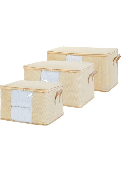 3&apos;lü Pvc Pencereli Bej Hurç Set