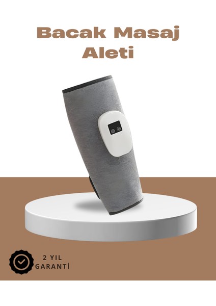 Titreşimli Baldır Aleti – Isıtmalı 3 Basınç Ayarlı Şarjlı ve Taşınabilir