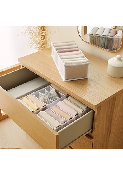 3&apos;lü 8 Bölmeli Beyaz Renk File Çekmece Içi Düzenleyici Set fiyatları