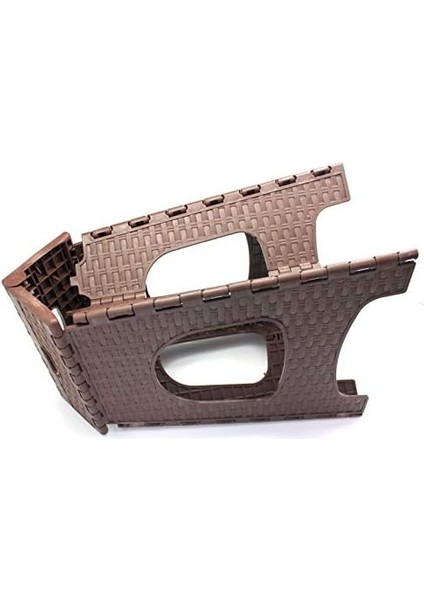 Onur Büyük Boy Koyu Kahverengi Katlanabilir Plastik Tabure Oturak