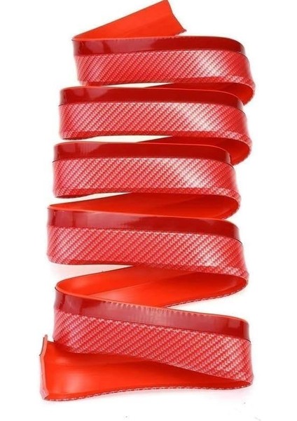 Kırmızı Renkli 2,5 Metre Araba Oto Ön Tampon Koruyucu Kauçuk modelleri