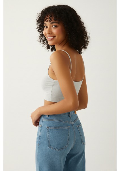 Kadın Ip Askılı Pedli Büstiyer modelleri