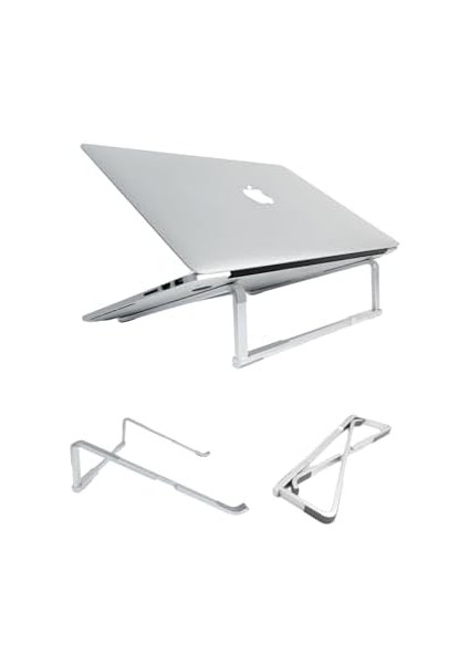 Verimly Ultra Hafif Katlanabilir Laptop Standı Yükseltici Stand Tüm Modellerle Uyumlu Metal modelleri