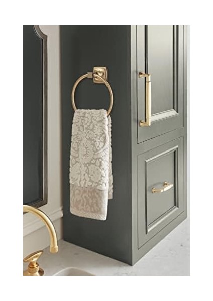 BH36092CZ | Şampanya Bronz Havlu Halkası | 7-9/16 Inç (192 Mm) Uzunluk | Banyo Duvarı Için El Havluluk | Küçük Mutfak ve Banyo Aksesuarları fiyatları