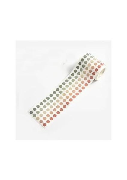 Guguk Cream Temalı 5 Renkli Rulo Bant • Sticky