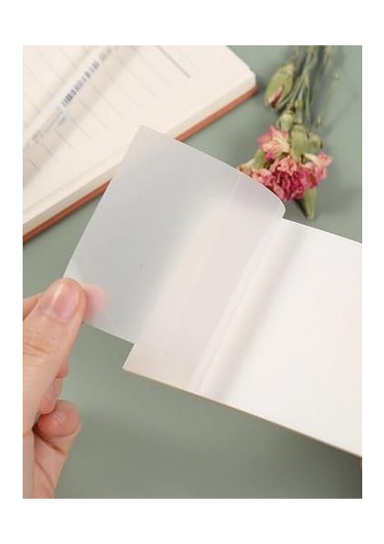 Şeffaf Renkli Yapışkan Post It Kare Not Kağıdı Karenot (Beyaz) modelleri