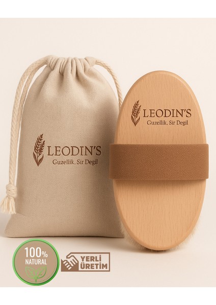 %100 Doğal At Kılı Selülit Fırçası – Batık, Çatlak Ve Selülit Karşıtı Kuru Fırçalama Peeling Fırçası