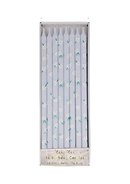 Papatya Desenli Mumlar