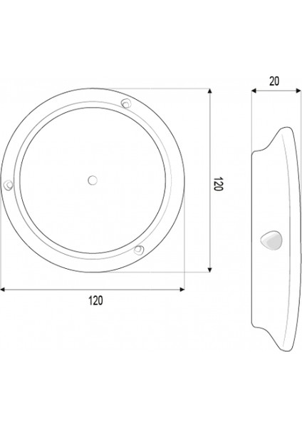 Tekne Su Altı Aydınlatması Yuvarlak 9 LED 12/24V fiyatları