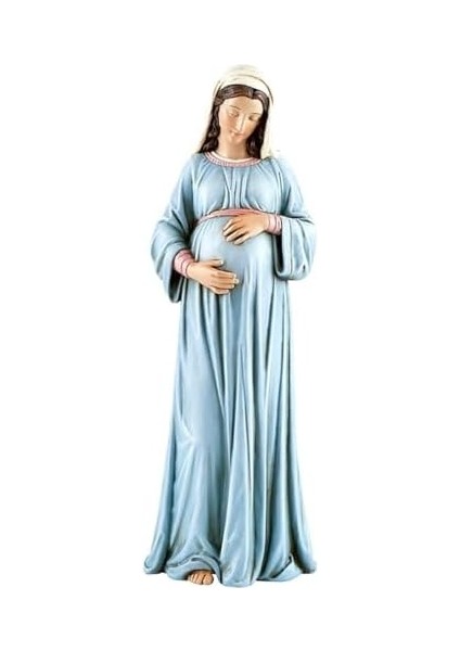 Avalon Gallery &apos;tan Ilham Verici Katolik Heykelcik - Heykel Reçine Heykel, 30 Cm, Mary, Tanrı&apos;nın Annesi modelleri