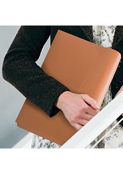 Kapaklı ve Kancalı ve Halka Kapatmalı Genişleyen Dosya Cüzdanı, 2" Genişletme, Yasal Boyut, Redrope, Kutu Başına 50 (77145)