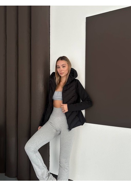 Zra Kontrast Şişme Mont