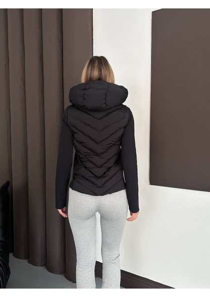 Zra Kontrast Şişme Mont