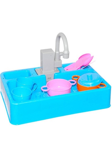 HC1020 Halitcan Mutfak Lavabosu Su ile Çalışan Oyun Seti 40x23x8,5 cm Renkli ve Eğlenceli fiyatları