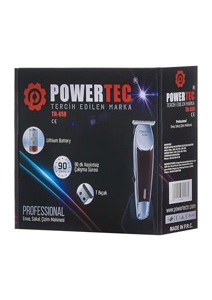 Powertec TR-658 Tıraş Makinesi modelleri