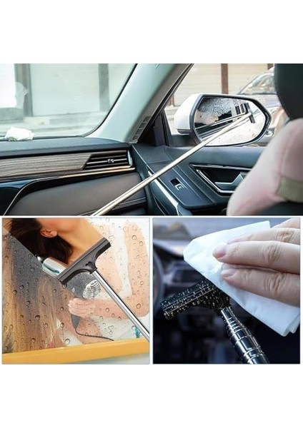 Teleskopik Mini Cam Çekeceği – 98 cm Uzayabilir Cam ve Ayna Temizleyici, Araç, Ev, Akvaryum ve Duş Camları Için Uygun Silecek, Asorti Renk fiyatları