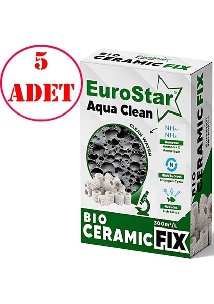 Akvaryum Filtre Malzemesi Bio Filter Ring Beyaz 500 ml 5 Ad